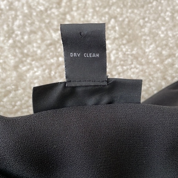 Alfani 100% Silk Embellished Lined Black Patterned Skirt - Picture 10 of 13